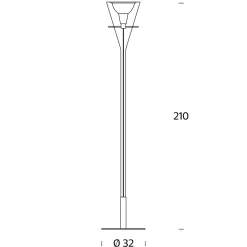 Hot Flûte Magnum Stehleuchte Stehleuchten|Wohnzimmer