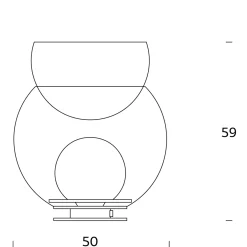 Giova Tischleuchte Dekoration|Lichtmöbel