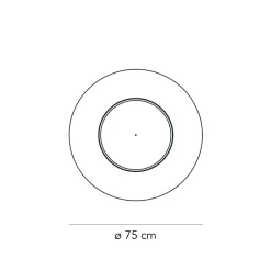 Discount Lunaire LED Wandleuchte, Ø: 75 cm Schlafzimmer|Wandleuchten