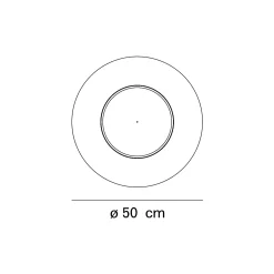 Hot Lunaire LED Wandleuchte, Ø: 50 cm Wandleuchten|Schlafzimmer