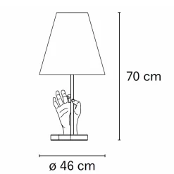 Mano Tischleuchte Dekoration|Hotellerie