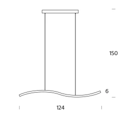 Outlet Serpentine LED Pendelleuchte Pendelleuchten