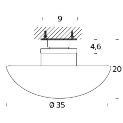 Hot Sillabone Wand- / Deckenleuchte Deckenleuchten|Wandleuchten