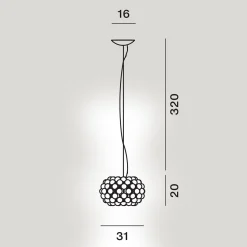 Online Caboche Plus Piccola LED Sospensione Pendelleuchten|Wohnzimmer