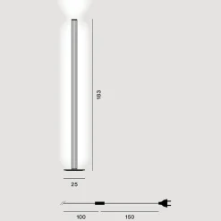 Clearance Chiaroscura LED Terra Hotellerie|Stehleuchten