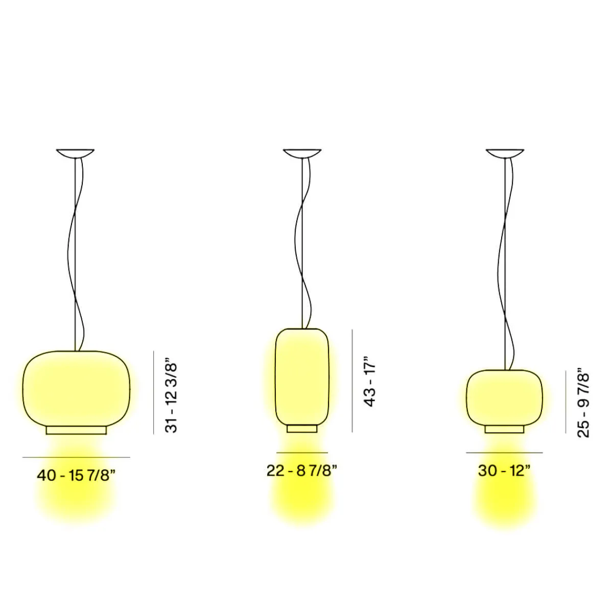 Online Chouchin Bianco LED Sospensione Pendelleuchten|Wohnzimmer