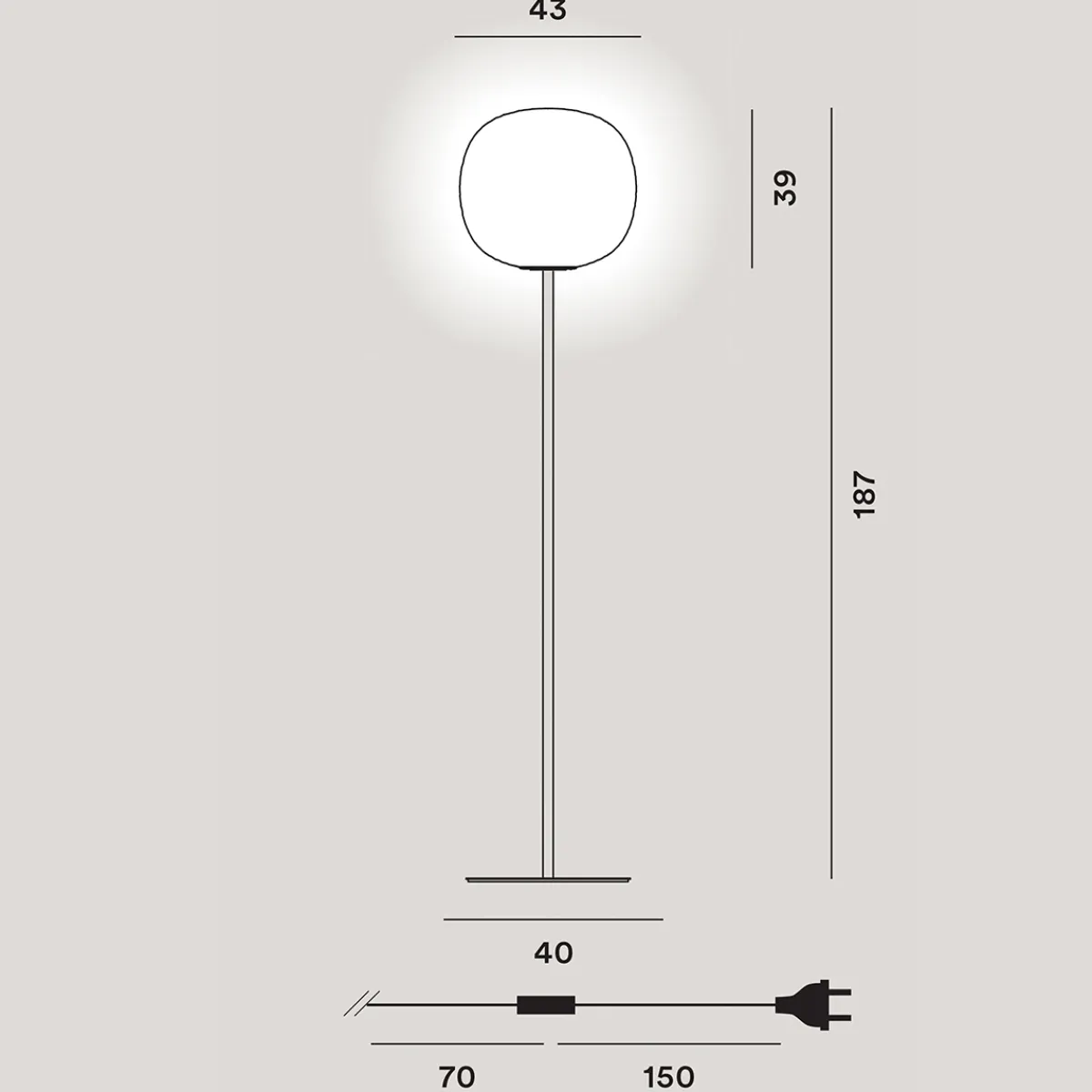 New Gem Terra Stehleuchten|Schlafzimmer