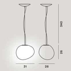 Hot Gregg LED Sospensione Pendelleuchten|Schlafzimmer