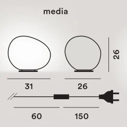 Gregg Media Tavolo On/Off Tischleuchten|Schlafzimmer