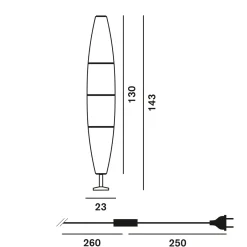 Havana Outdoor Terra Bassa Stehleuchten