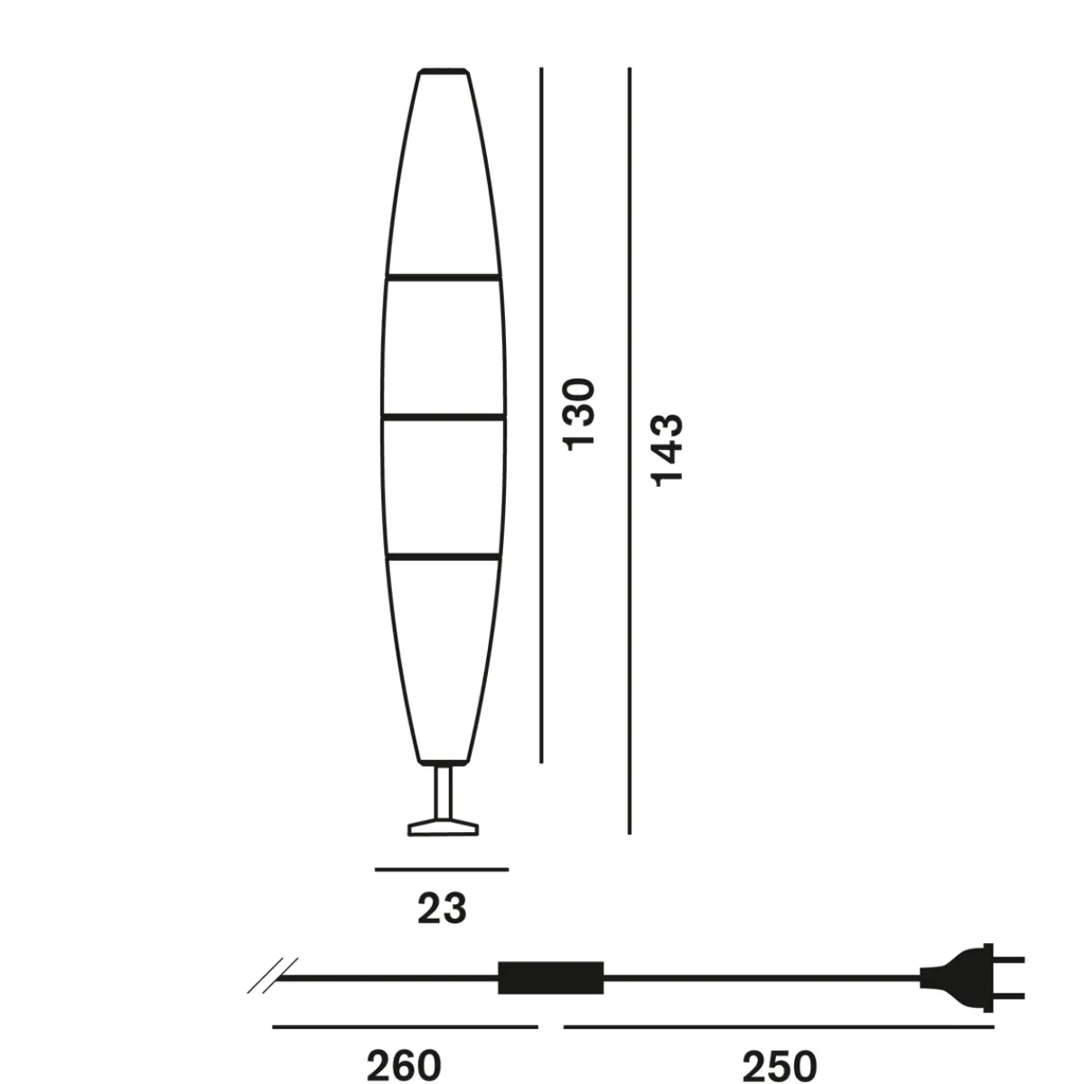 Havana Outdoor Terra Bassa Stehleuchten
