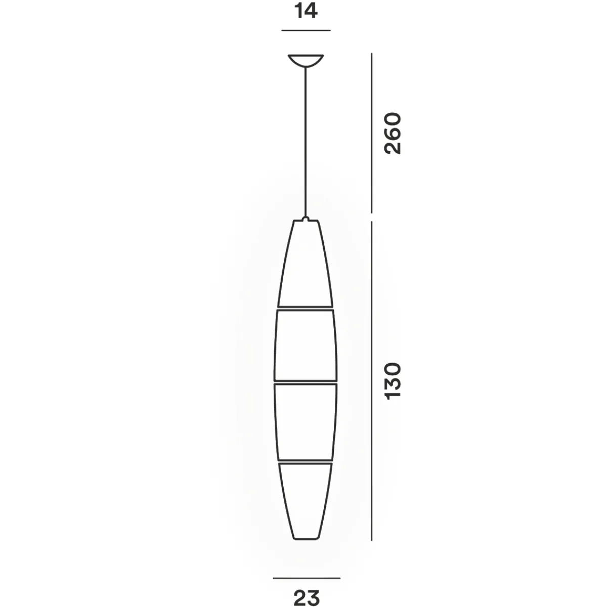 Havana Sospensione / Parete, Rückläufer Wandleuchten|Pendelleuchten
