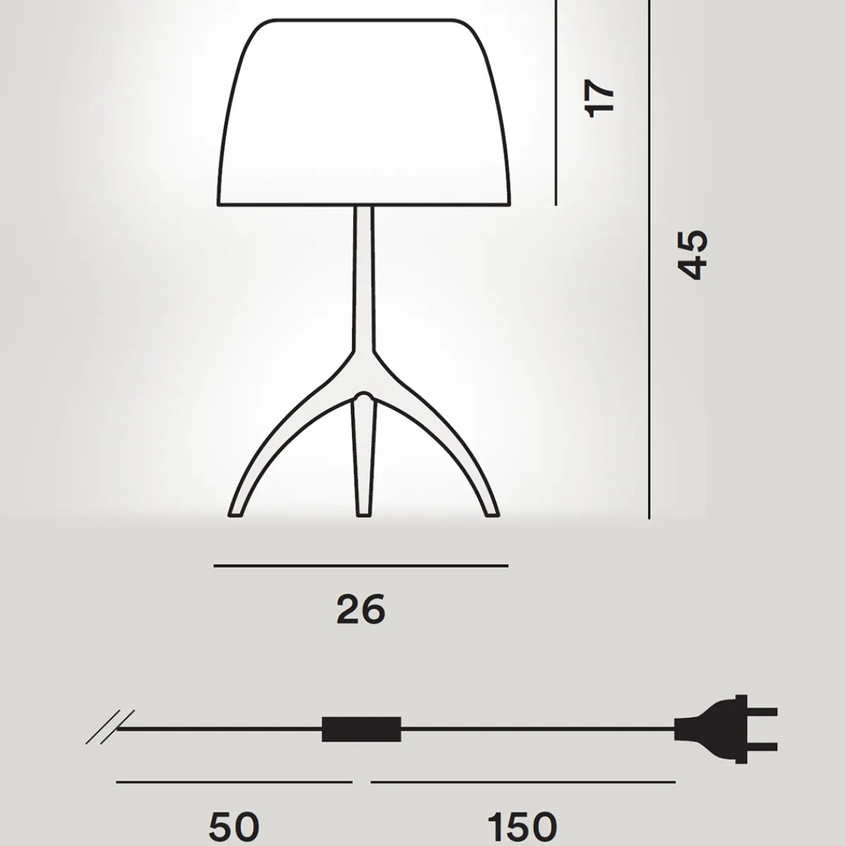Outlet Lumiere 30th Grande Tavolo, mit Dimmer Tischleuchten|Schlafzimmer