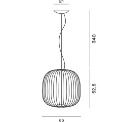 Discount Spokes 2 LED Sospensione Gastronomie|Hotellerie