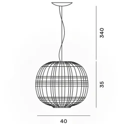 Tartan LED Sospensione Pendelleuchten|Wohnzimmer