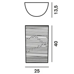 Tress Piccola Parete Wandleuchten|Flur