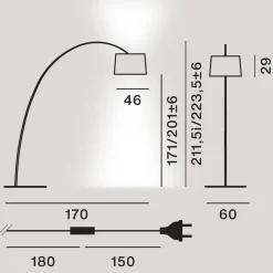 New Twiggy MyLight Tunable White LED Terra Stehleuchten|Stehleuchten