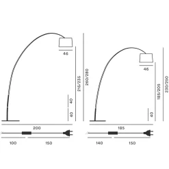 Sale Verlängerungsarm für Twiggy, 2-er Set Leuchtenzubehör
