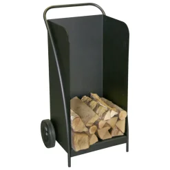 Best Fahrbarer Holzwagen Glimmer Kamin|Wohnzimmer