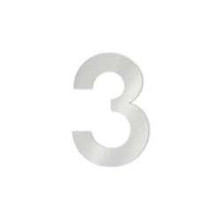 Clearance Midi Hausnummer, Edelstahl, Auslaufmodell Hausnummern & Briefkästen