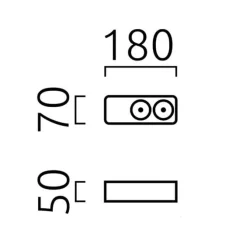 Cas LED Deckenleuchte Wohnzimmer|Schlafzimmer