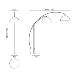Sale Doro Bogenleuchte Wohnzimmer|Stehleuchten