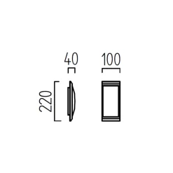 New Kapo LED Außenwandleuchte Hauseingänge|Wandleuchten