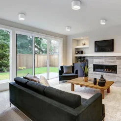 Outlet Kari LED Deckenleuchte, rund Wohnzimmer|Flur