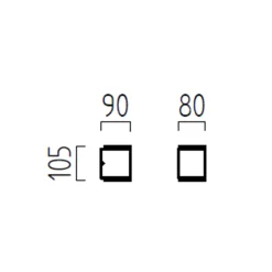 Sale Kibo LED Außenwandleuchte Terrassen|Fassaden