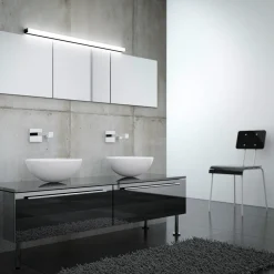 Clearance Lado LED Wand- / Spiegelleuchte, schwarz matt Flur|Badezimmer