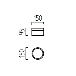 Outlet Liv LED Deckenleuchte mit Casambi-Modul Deckenleuchten|Flur