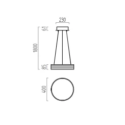 Sale Liv LED Pendelleuchte, rund, mit Casambi-Modul Pendelleuchten|Essbereiche