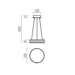 Sale Liv LED Pendelleuchte, rund, mit Casambi-Modul Pendelleuchten|Essbereiche