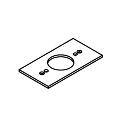 Outlet Luz 44 Adapterplatte für Erdstück A19900 Leuchtenzubehör|Montagezubehör