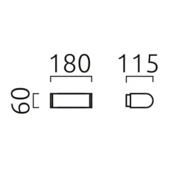 Luz 44 LED Außenwandleuchte Hauseingänge|Fassaden