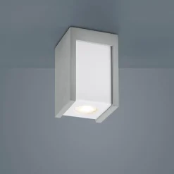 Clearance Pont Deckenleuchte aus Beton, 10 x 10 cm, Auslaufmodell Strahler & Spots|Deckenleuchten