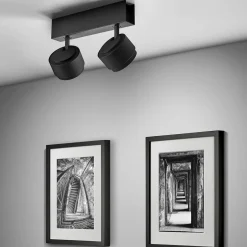 New Pont LED Deckenaufbauleuchte, 2-flg. Wohnzimmer|Flur