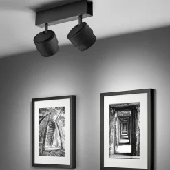 New Pont LED Deckenaufbauleuchte, 2-flg. Wohnzimmer|Flur