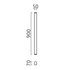 New Ponto LED Wandleuchte Flur|Badezimmer