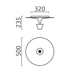 Hot Redo LED Deckenleuchte mit Casambi-Modul Deckenleuchten|Wohnzimmer