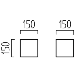 Discount Siri 44 - L LED Außenwandleuchte Fassaden|Wandleuchten