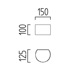 Discount Siri 44 - R LED Außenwandleuchte Fassaden|Wandleuchten