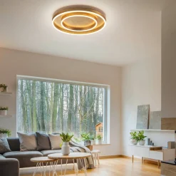 Outlet Sona LED Deckenleuchte, Ø: 59,5 cm mit Casambi-Modul Deckenleuchten|Wohnzimmer