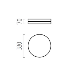 Clearance Tana LED Deckenleuchte Flur|Badezimmer