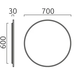 Vido LED Wandleuchte / Spiegel Flur|Badezimmer