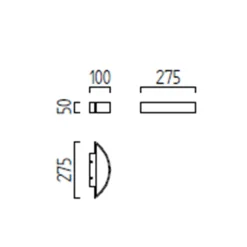 Best Yona LED Wandleuchte, Länge: 27,5 cm Flur|Wandleuchten