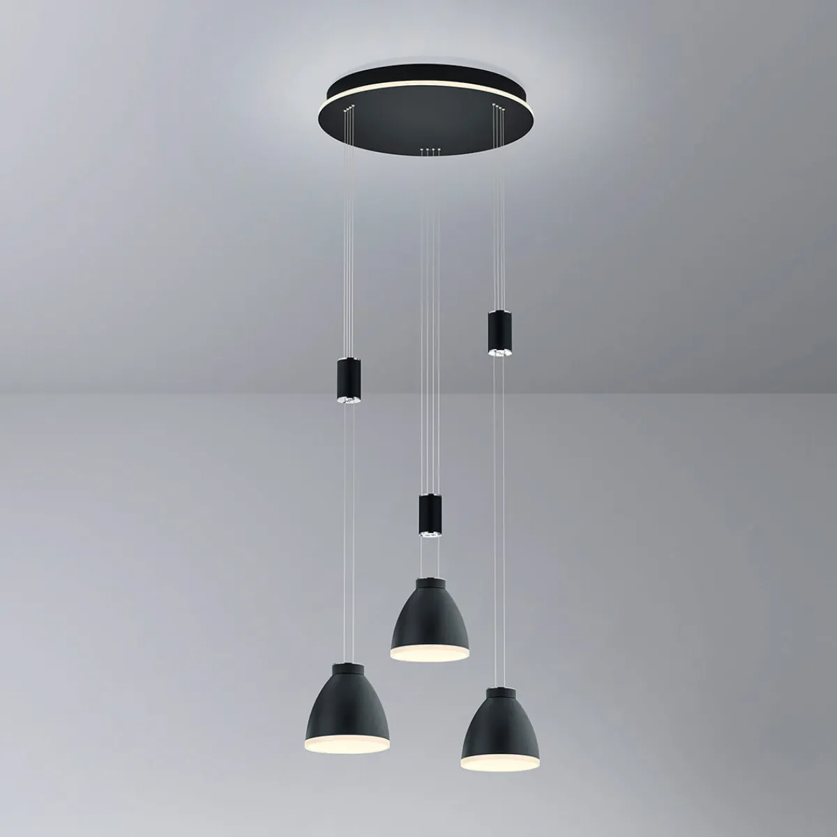 Hot Leni LED Pendelleuchte, 3-flg., mit Rondell Essbereiche|Pendelleuchten