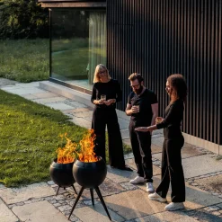 New Moon 45 Feuerschale mit niedrigem Fuß Feuerkörbe & Feuerschalen