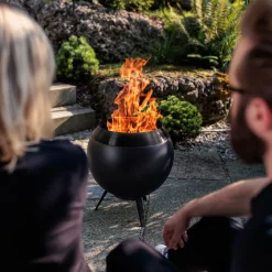 New Moon 45 Feuerschale mit niedrigem Fuß Feuerkörbe & Feuerschalen