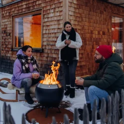 New Moon 45 Feuerschale mit niedrigem Fuß Feuerkörbe & Feuerschalen